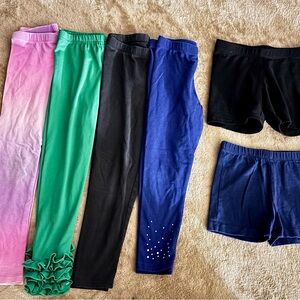 Colorful Leggings and Shorts Set SOLD